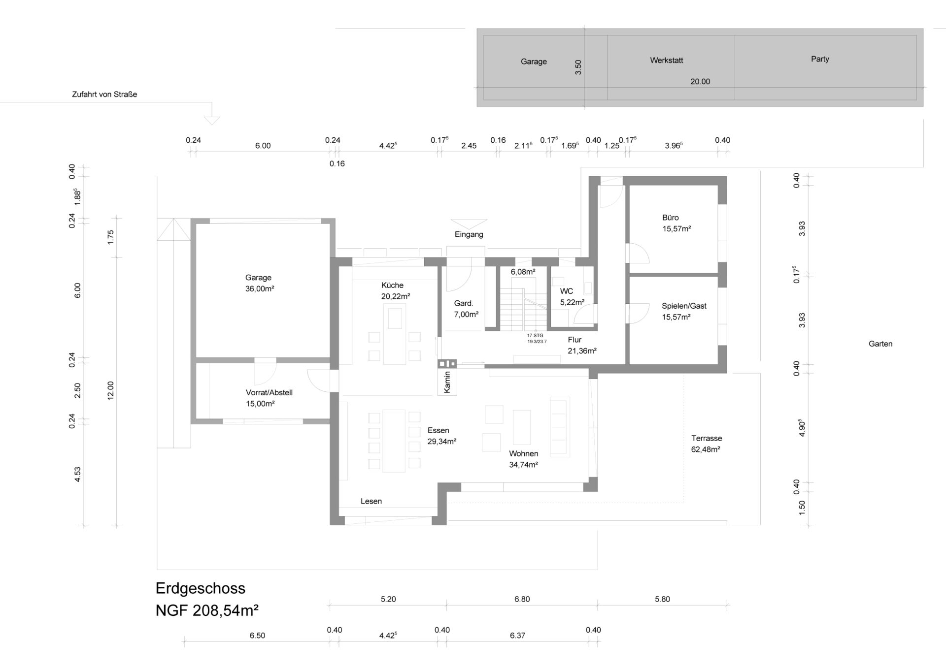 Gauberg Grundriss